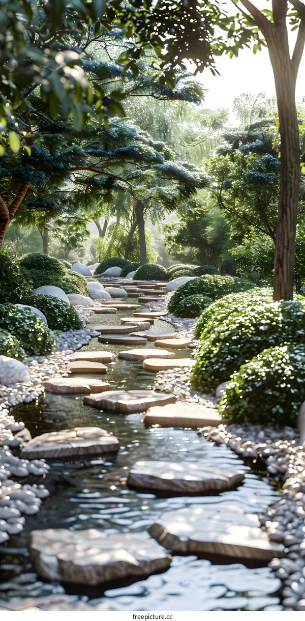 Garden landscape design renderings