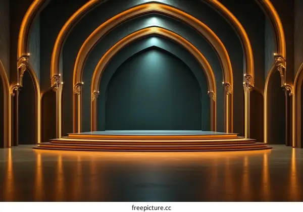 Luxurious Architectural Interior Scene