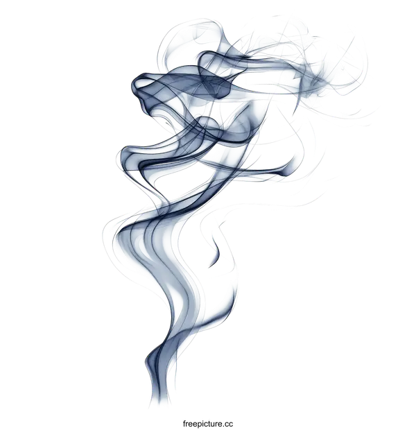 [Transparent Background PNG]Abstract Smoke Patterns on White Background