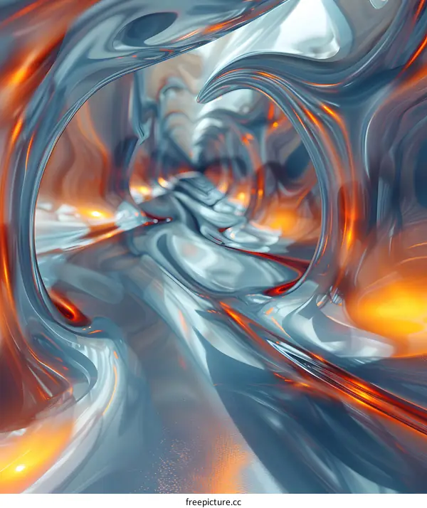 Sci-Fi Psychedelic 3D Tunnel