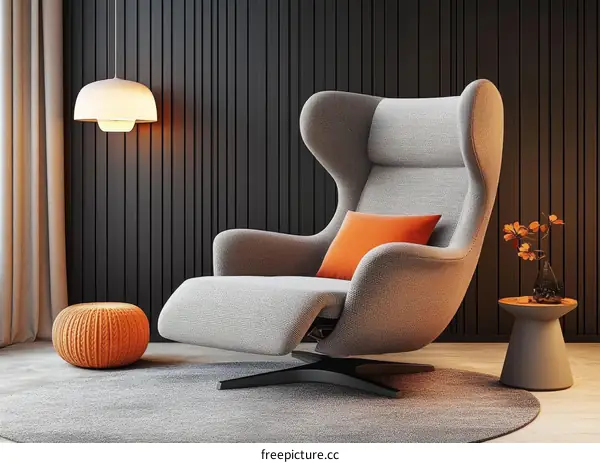 Modern Reclining Chair in a Stylish Interior Setting