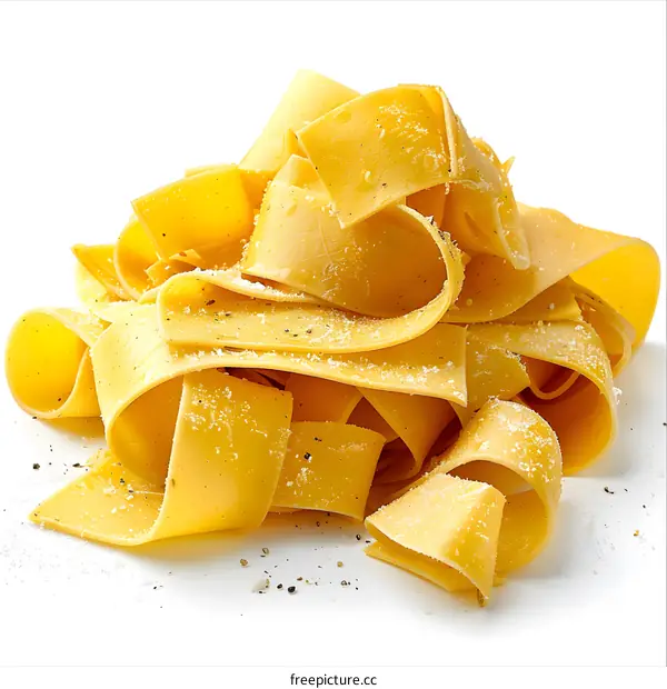 Fresh Pasta with Salt and Pepper