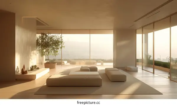 The beauty of simplicity in a modern living space