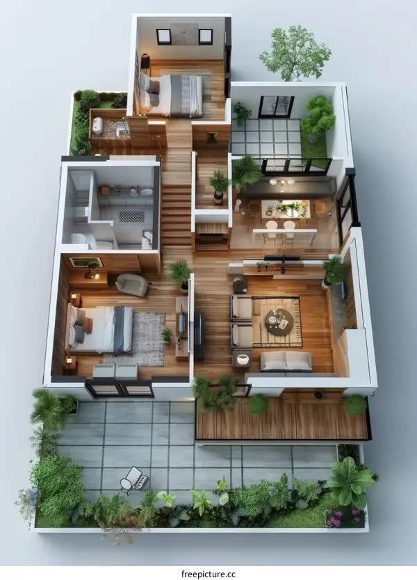 Modern House Floor Plan Design