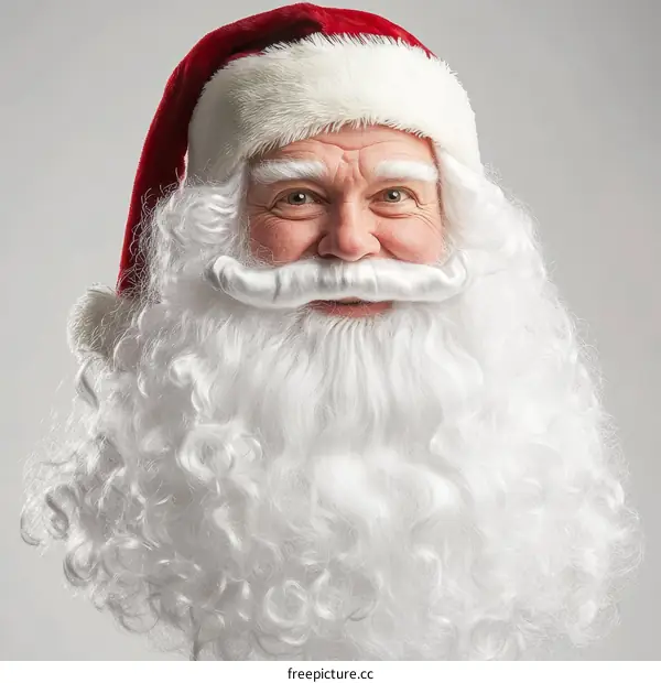 Santa Claus Portrait Close-up