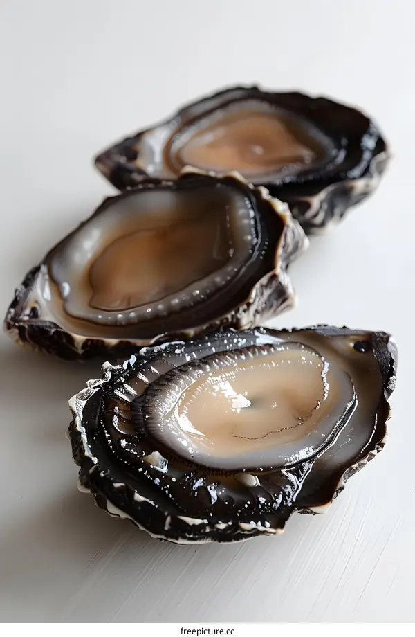 Three Abalone Shells