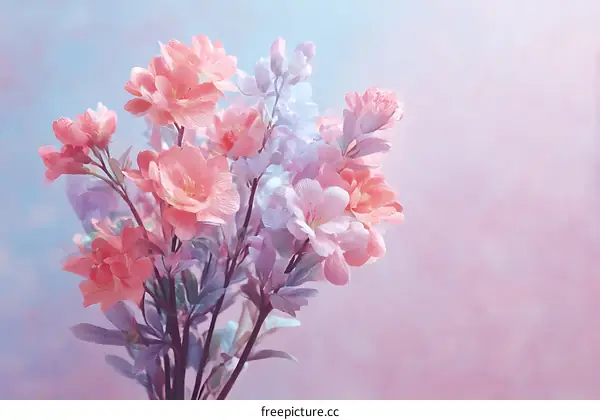 Delicate Pastel Flowers Arrangement