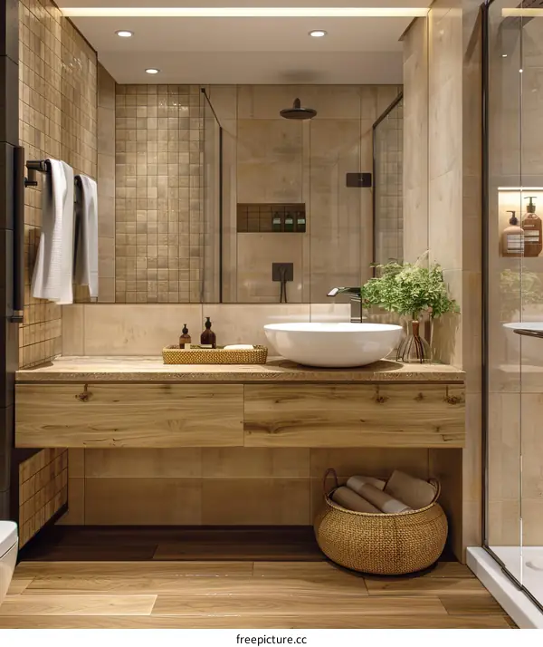 Modern Minimalist Bathroom Interior Design