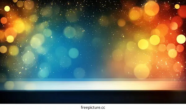 Bokeh Backgrounds with Festive Colors