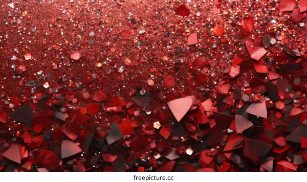 Red and black gemstones background