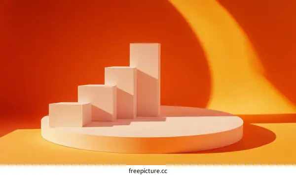 Modern Minimalist Product Display Stage