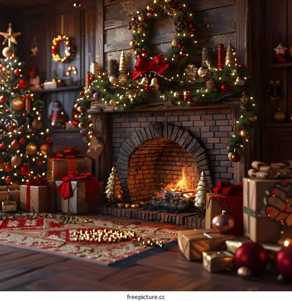 Christmas Fireplace