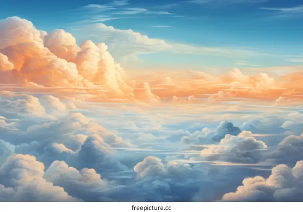 Sunset Above the Clouds