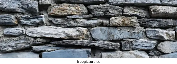 Ancient Stone Wall Texture Background