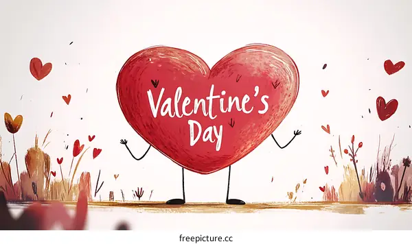 Valentines Day Heart Illustration