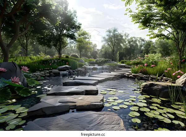 Landscape design renderings