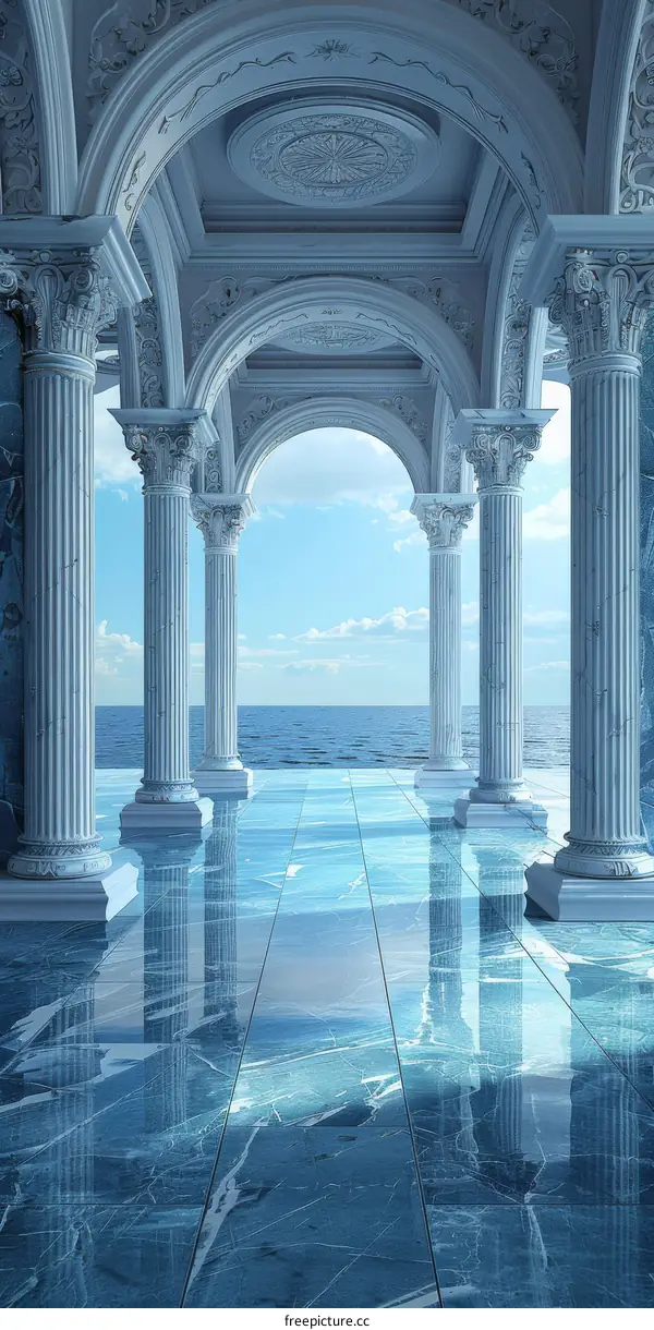 Elegant Ancient Roman Architecture Exterior