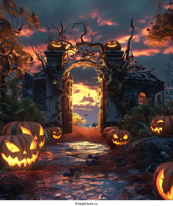 Halloween Jack-o-lantern