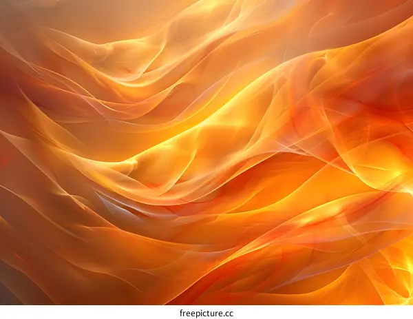 Abstract orange yellow wavy background