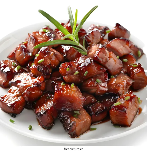 Delicious Glazed Pork Bites Appetizer