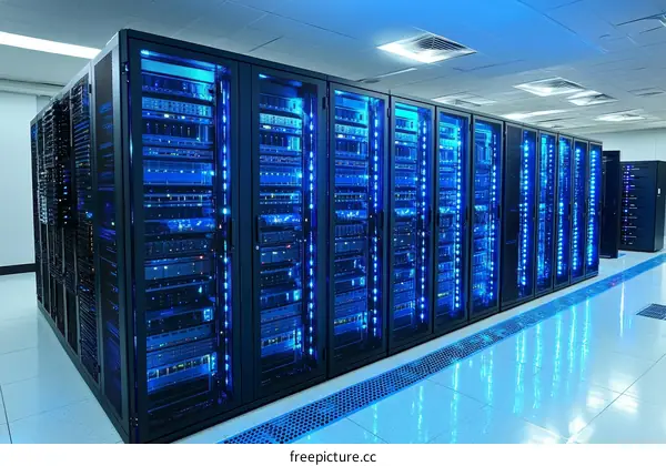 Modern Data Center Server Racks