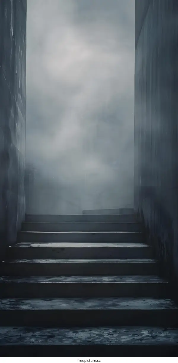 Concrete Steps Leading Up To The Unknown