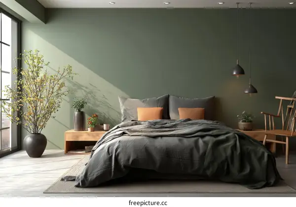 A Modern Minimalist Bedroom Interior Design