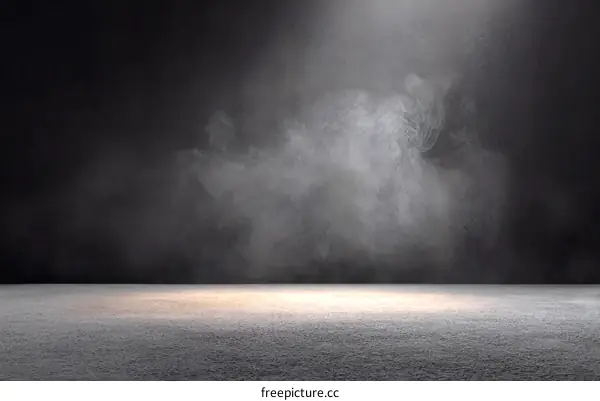 Empty Stage Studio Background with Spotlight