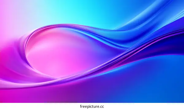 Abstract Colorful Fluid Design