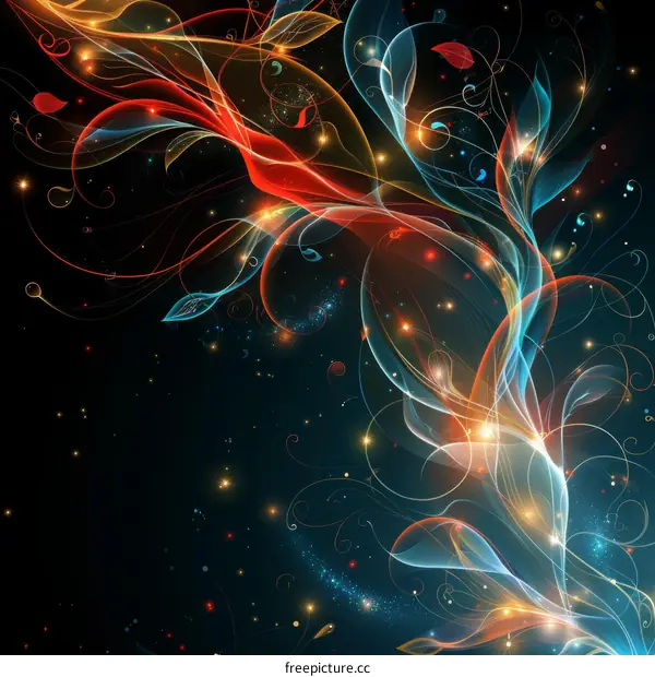 Vivid Floral Illustration Depicting the Beauty of Nature