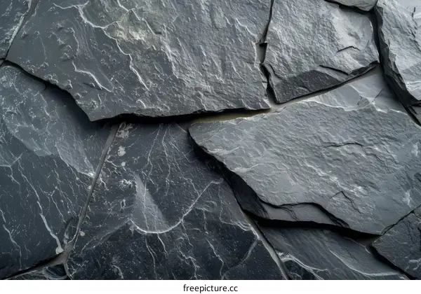 Black slate texture background