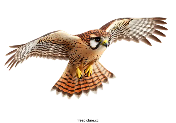 [Transparent Background PNG]Beautiful Illustration of a Bird in Flight