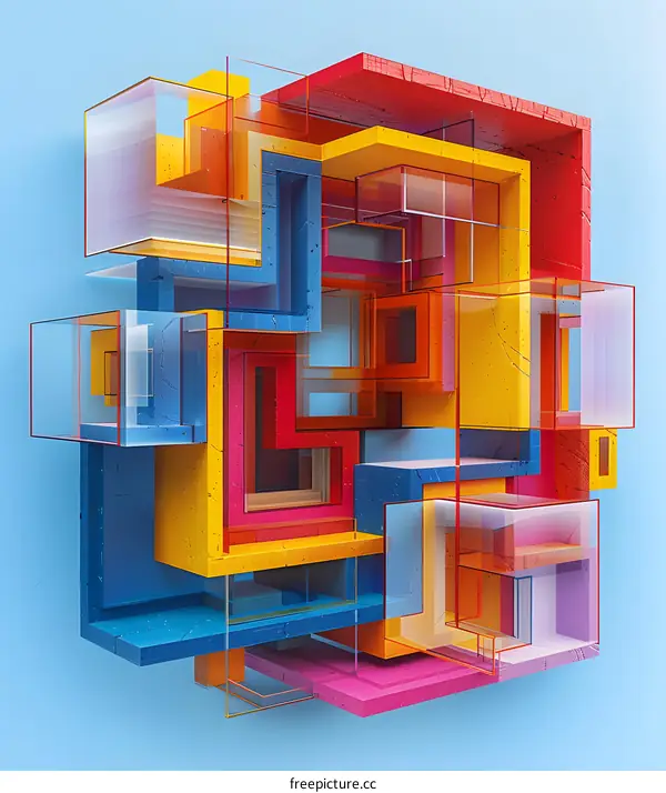 Abstract Colorful Geometric Structure