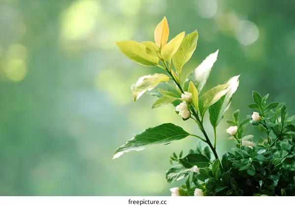 Delicate Spring Blossoms in Natural Light