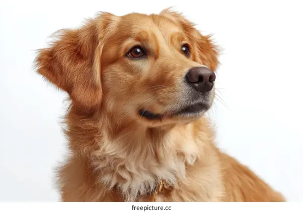 Golden Retriever Portrait Close-up