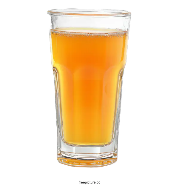 [Transparent Background PNG]A glass of apple juice on a black background