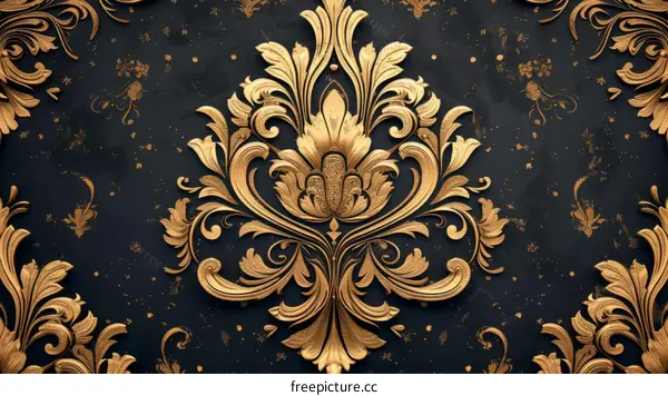 Golden Baroque Ornament