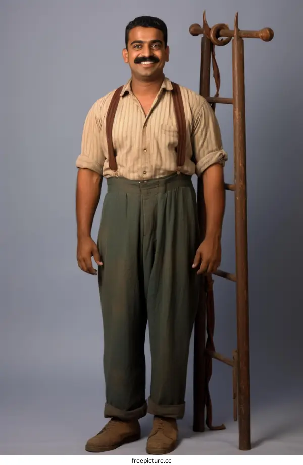 Indian Man in Traditional Clothing