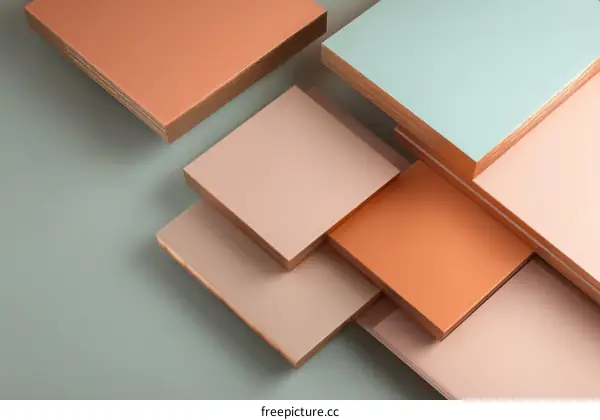 Colorful Geometric Shapes Abstract Background