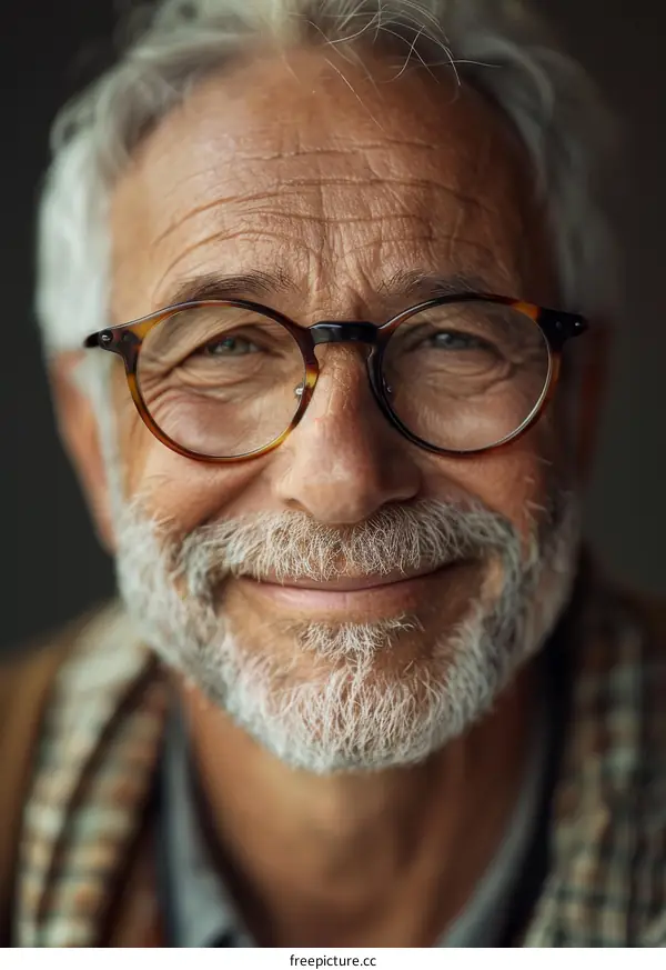 Portrait of a Senior Man Smiling