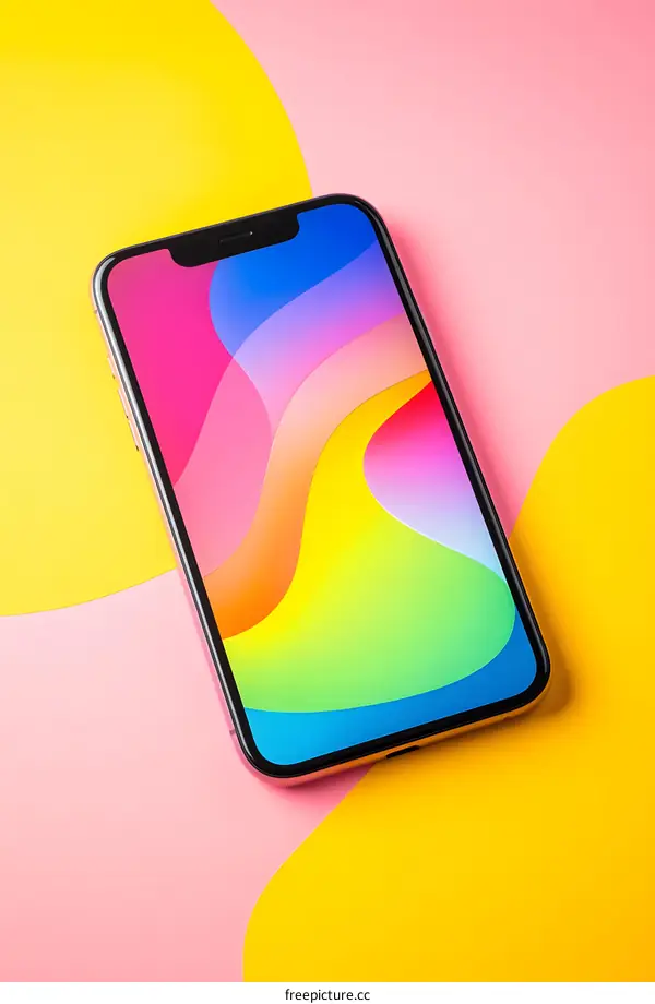 Colorful Abstract Phone Background
