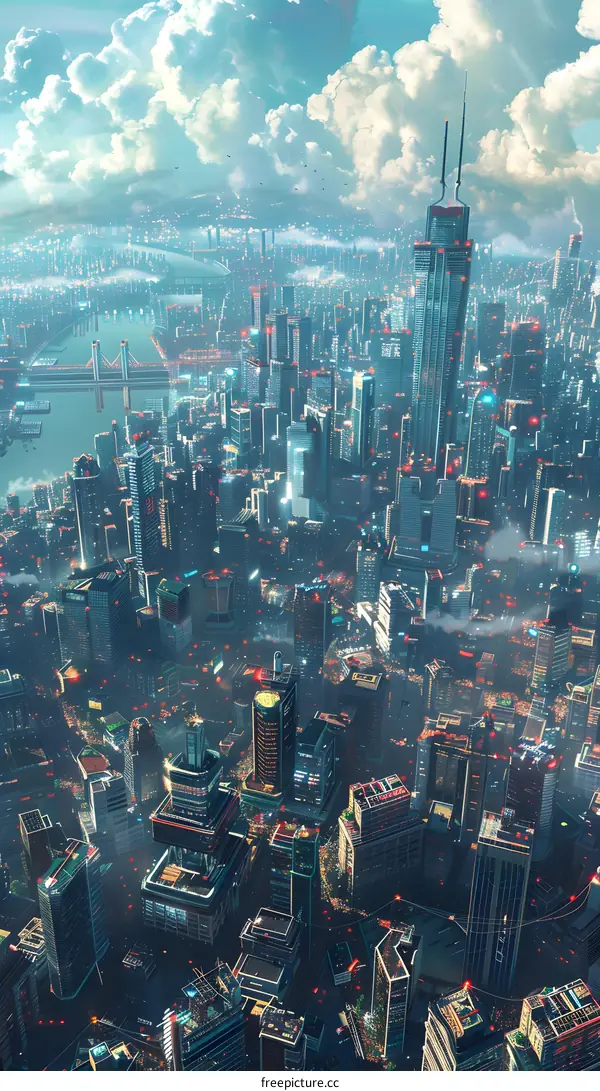 Science fiction city