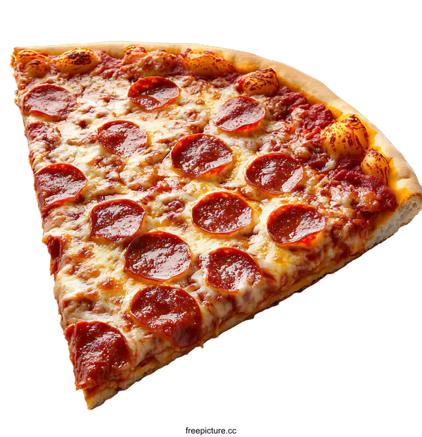 [Transparent Background PNG]Delicious Pepperoni Pizza Slice