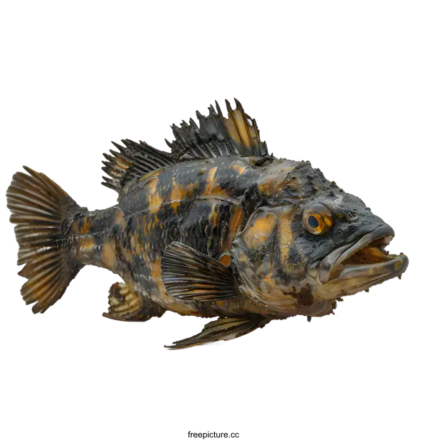 [Transparent Background PNG]Preserved Fish on Grey Background