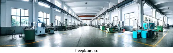 Modern Industrial Manufacturing Facility Interior