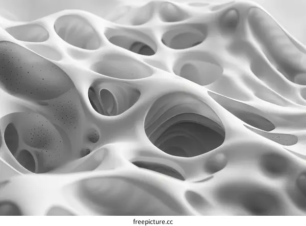 Organic Structures in Black and White
