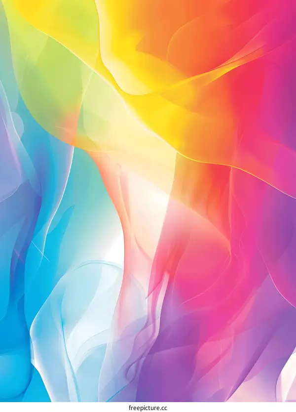 Abstract Rainbow Color Background