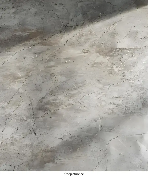 Cracked Concrete Floor Texture Background