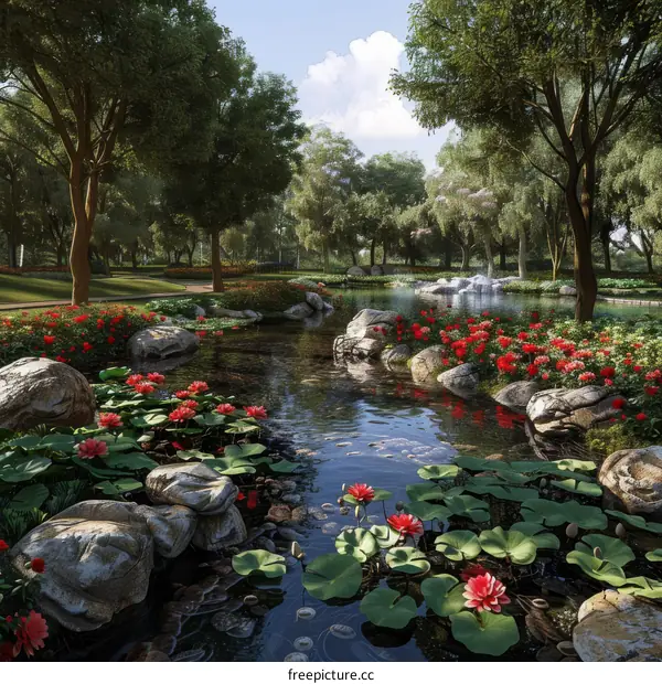 Landscape design renderings