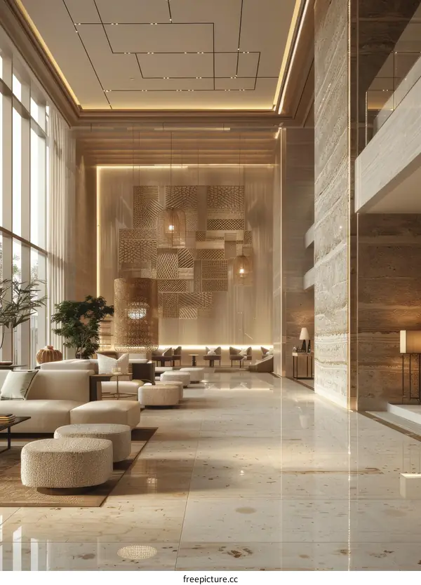 Modern Luxury Hotel Lobby Interior Design